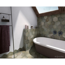 HERITAGE JUNGLE HEXAGON MAT 17,5X20 (P.65063)