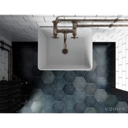 HERITAGE INDIGO HEXAGON MAT 17,5X20 (P.65065)