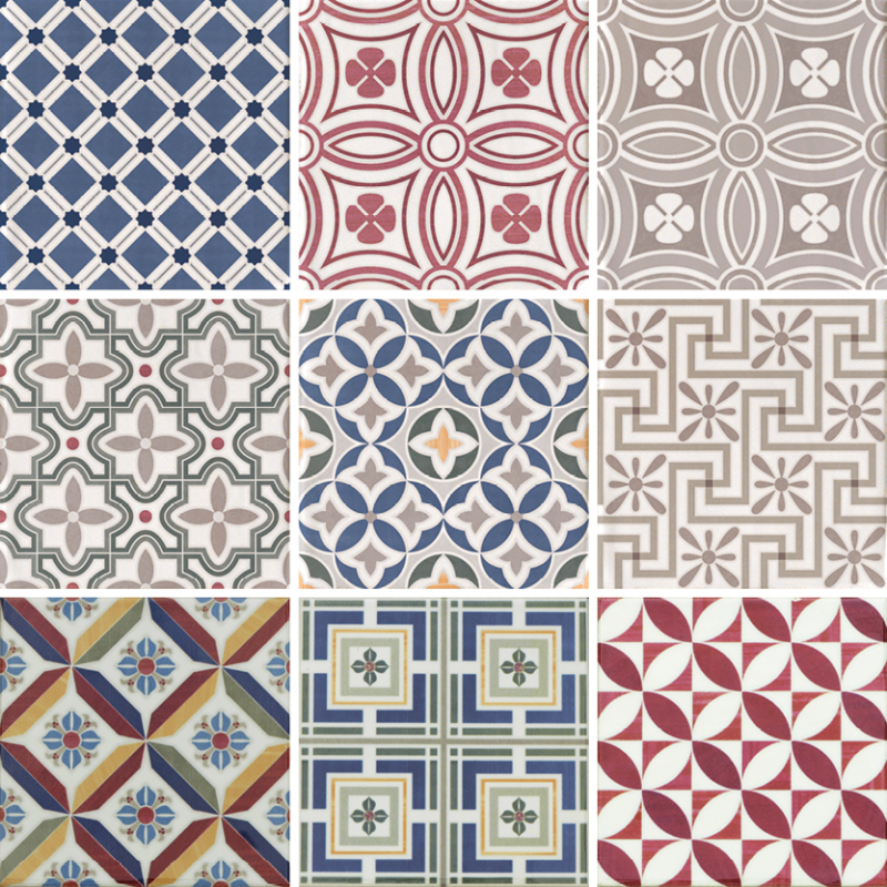 COUNTRY PATCHWORK POŁYSK 13,2X13,2 (P.65131)