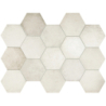 HERITAGE SNOW HEXAGON MAT 17,5X20 (P.65273)