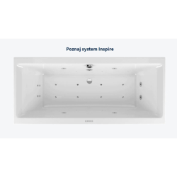 Inspire system wodno-powietrzny hydromasażu z podwodnym oświetleniem EXCELLENT SYSTEM.INSPIRE