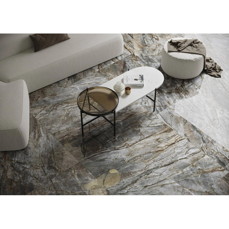 GRES BRAZILIAN QUARTZITE BLACK POLER 119,7x119,7x0,8 GAT.1 (P.65469)