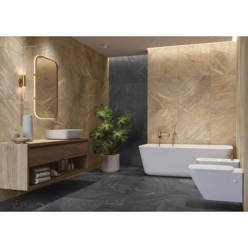 GRES GRANBY DARK GREY RECT. 59,7x59,7x0,7 GAT.1 (P.65799)