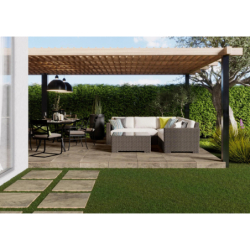 GRES CLIFF CIEMNOBRĄZOWY RECT. 59,7x59,7x2 GAT.1 (P.66843)