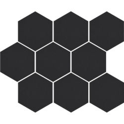 CAMBIA BLACK LAPPATO MOZAIKA HEKSAGON 33,4x27,53x0,8 GAT.1 (P.67059)