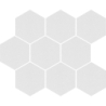 CAMBIA WHITE LAPPATO MOZAIKA HEKSAGON 33,4x27,53x0,8 GAT.1 (P.67279)
