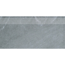 STOPNICA FREZOWANA NATURALNA STONEHENGE 13 CIEMNOSZARY 59,7x29,7x0,9 GAT.1 (P.67737)