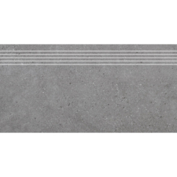 STOPNICA FREZOWANA NATURALNA GEOTEC 13 CIEMNOSZARY 59,7x29,7x0,8 GAT.1 (P.67749)