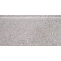 STOPNICA FREZOWANA NATURALNA GEOTEC 12 SZARY 59,7x29,7x0,85 GAT.1 (P.67753)
