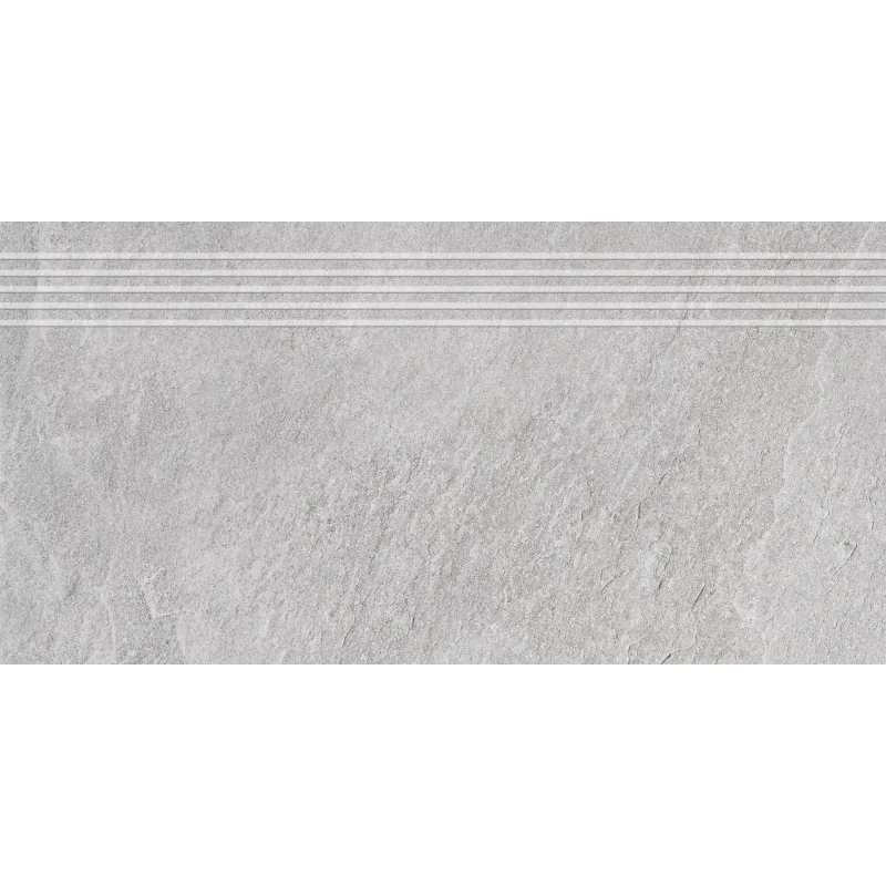 STOPNICA FREZOWANA PÓŁPOLER TIOGA 12 SZARY 59,7x29,7x0,85 GAT.1 (P.67781)