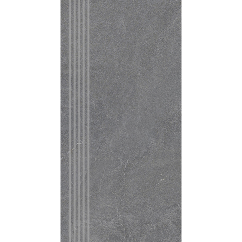 STOPNICA FREZOWANA PÓŁPOLER STONEHENGE 13 CIEMNOSZARY 59,7x29,7x0,8 GAT.1 (P.67789)