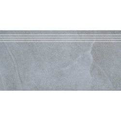 STOPNICA FREZOWANA PÓŁPOLER STONEHENGE 13 CIEMNOSZARY 59,7x29,7x0,8 GAT.1 (P.67789)