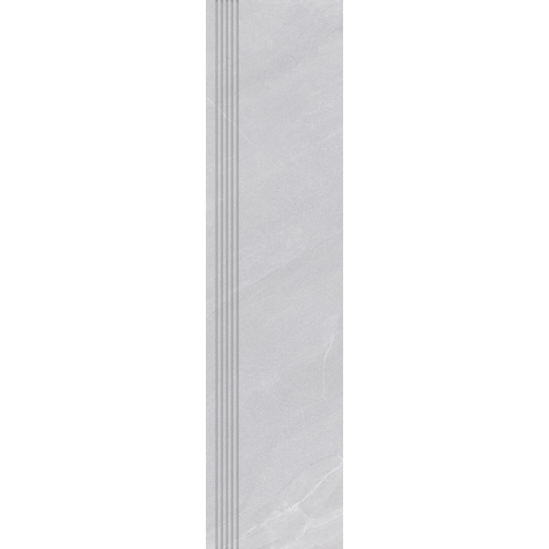 STOPNICA FREZOWANA PÓŁPOLER STONEHENGE 10 JASNOSZARY 119,7x29,7x1,1 GAT.1 (P.67795)