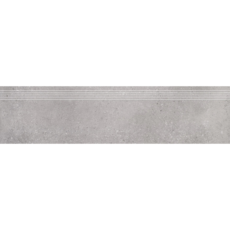 STOPNICA FREZOWANA PÓŁPOLER GEOTEC 12 SZARY 119,7x29,7x1 GAT.1 (P.67805)