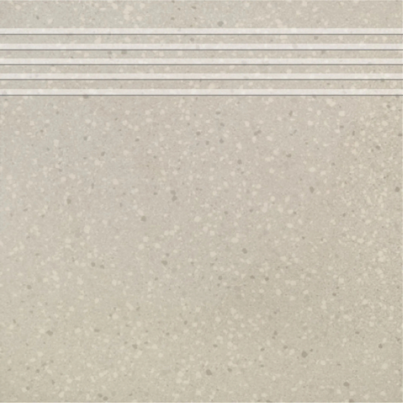 STOPNICA NATURALNA QUARZITE 12 JASNY SZARY 30x30x0,8 GAT.1 (P.67999)