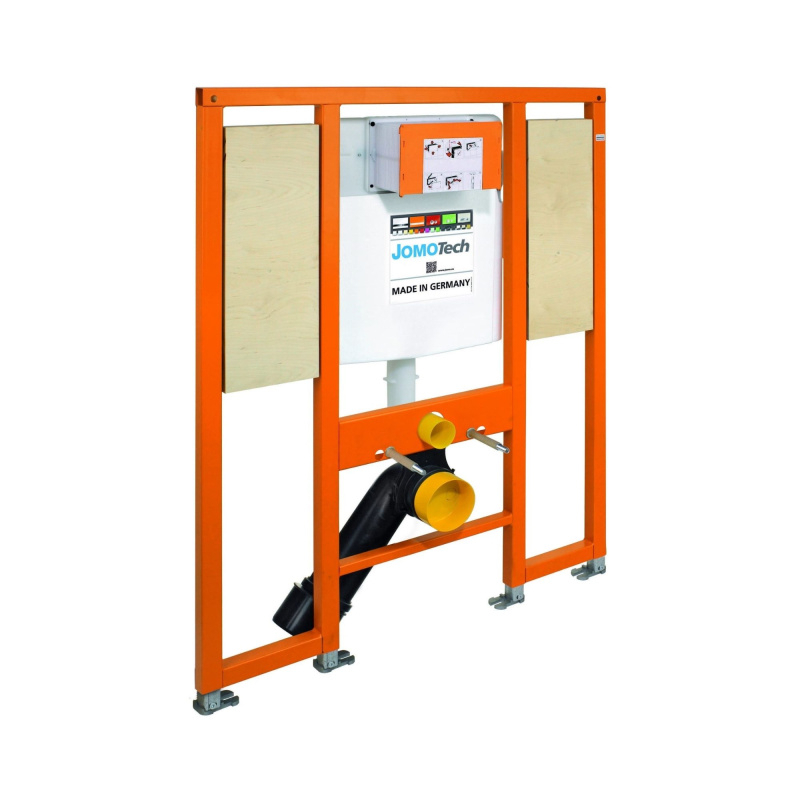 JOMOTech STELAŻ WC NIEPEŁNOSPRAWNI / PORĘCZE H-1120 / DN90 / REDUKCJA 90/110 WERIT 103-000000002/174-81100000-00