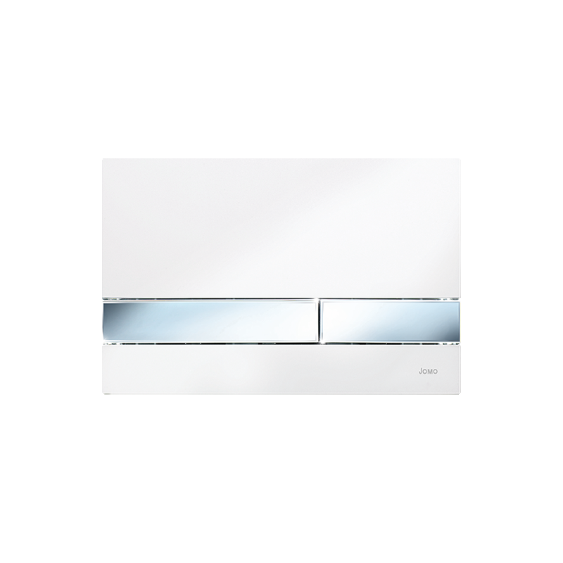 PRZYCISK EXCLUSIVE 2.0 BIAŁY/CHROM POŁYSK WERIT 102-000000140/167-34000136-00