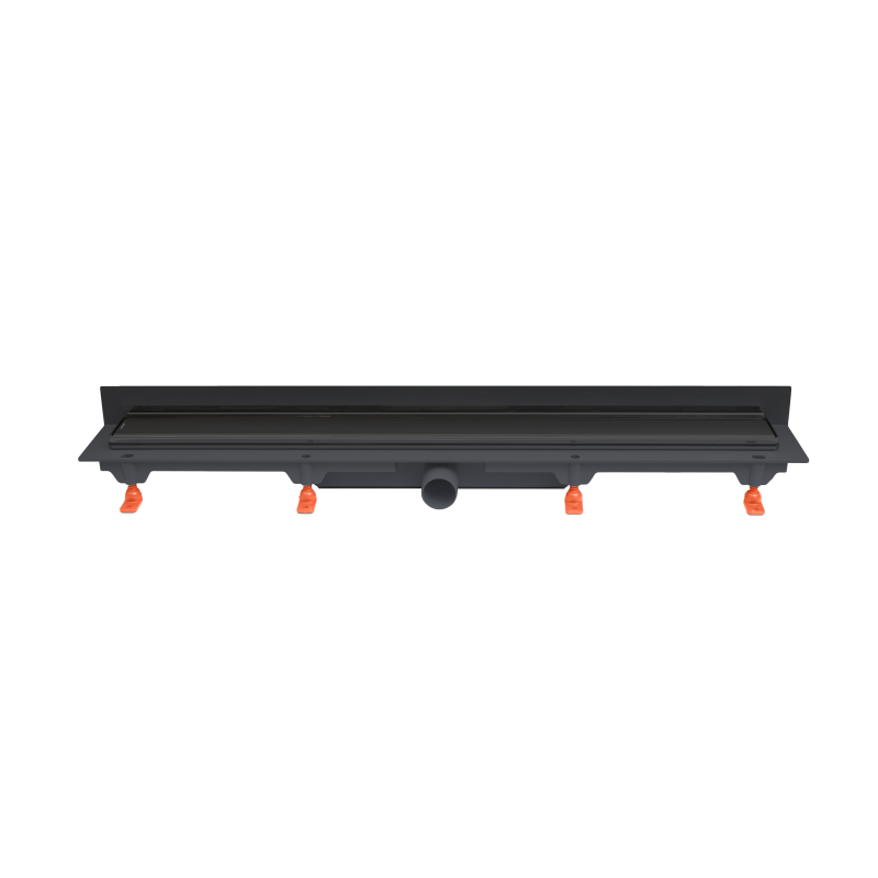 JOMOTech PAKIET EXCLUSIVE WALL 40 / ODPŁYW LINIOWY 750 MM / MASKOWNICA 2-STRONNA FLIS CZARNY MAT/ MATA WERIT 175-30750401-38