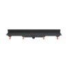 JOMOTech PAKIET EXCLUSIVE WALL 40 / ODPŁYW LINIOWY 750 MM / MASKOWNICA 2-STRONNA FLIS CZARNY MAT/ MATA WERIT 175-30750401-38