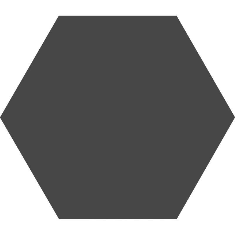 MAGIC BLACK HEXAGON MAT 20X24 (P.69017)