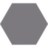 MAGIC GRAY HEXAGON MAT 20X24 (P.69021)