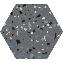 ABSTRACT GRAPHITE HEXAGON...