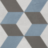 RUBIK GRAY MAT 22,3X22,3 (P.69045)