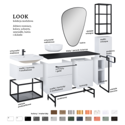 SZAFKA LOOK 60 2S WHITE HG...