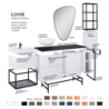 SZAFKA LOOK 60 2S WHITE HG ELITA 167077 / RE010601028060