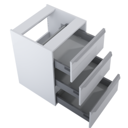 KOMODA LOFTY 50 3S WHITE HG ELITA 167030 / RE080500128060