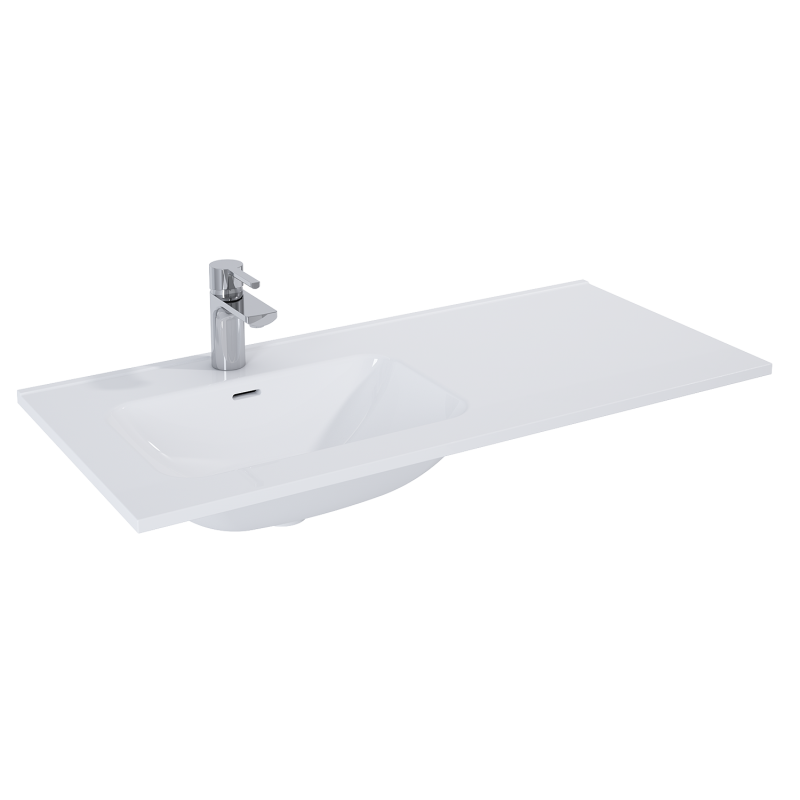 UMYWALKA SKAPPA 100 LEWA (60+40), CERAM WHITE HG ELITA 145935 / RE041004068060