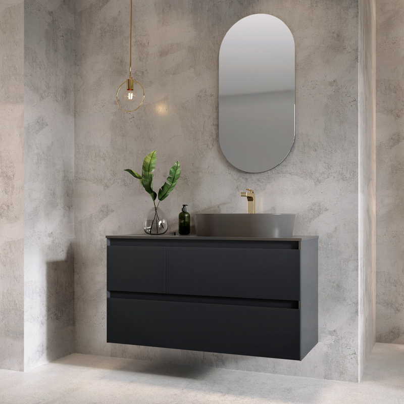 UMYWALKA NABLATOWA BABETTE 62x41 ANTHRACITE MAT ELITA 145104 / RE040620016010
