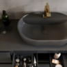 UMYWALKA NABLATOWA BABETTE 62x41 ANTHRACITE MAT ELITA 145104 / RE040620016010