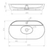 UMYWALKA NABLATOWA BABETTE 82x42 BLACK MAT ELITA 145105 / RE040820017160