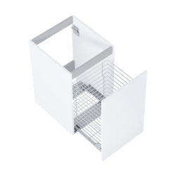 KOMODA LOOK 40 Z KOSZEM CARGO WHITE MATT ELITA 167608 / RE080402025290