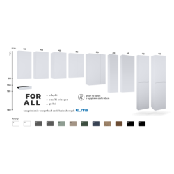WISZĄCA FOR ALL 50 2D (12,6) WHITE HG ELITA 167407 / RE140500068060