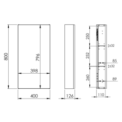 WISZĄCA FOR ALL 40 1D (12,6) WHITE HG ELITA 167734 / RE140400068060