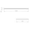 BLAT MDF 100/49,4/2,8 DĄB CLASSIC PCV ELITA 167692 / RE05100012S780
