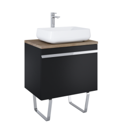 SZAFKA MOODY 70 1S+1S BLACK MATT ELITA 167685 / RE010700037160