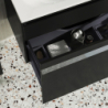 SZAFKA MOODY 70 1S+1S BLACK MATT ELITA 167685 / RE010700037160
