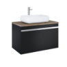 SZAFKA MOODY 90 1S+1S BLACK MATT ELITA 167687 / RE010900037160