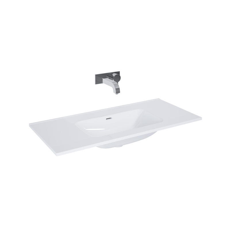 UMYWALKA SKAPPA 100 BEZ OTWORU, CERAMICZNA WHITE HG ELITA 146033 / RE041000068060