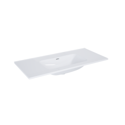 UMYWALKA SKAPPA 100 BEZ OTWORU, CERAMICZNA WHITE HG ELITA 146033 / RE041000068060