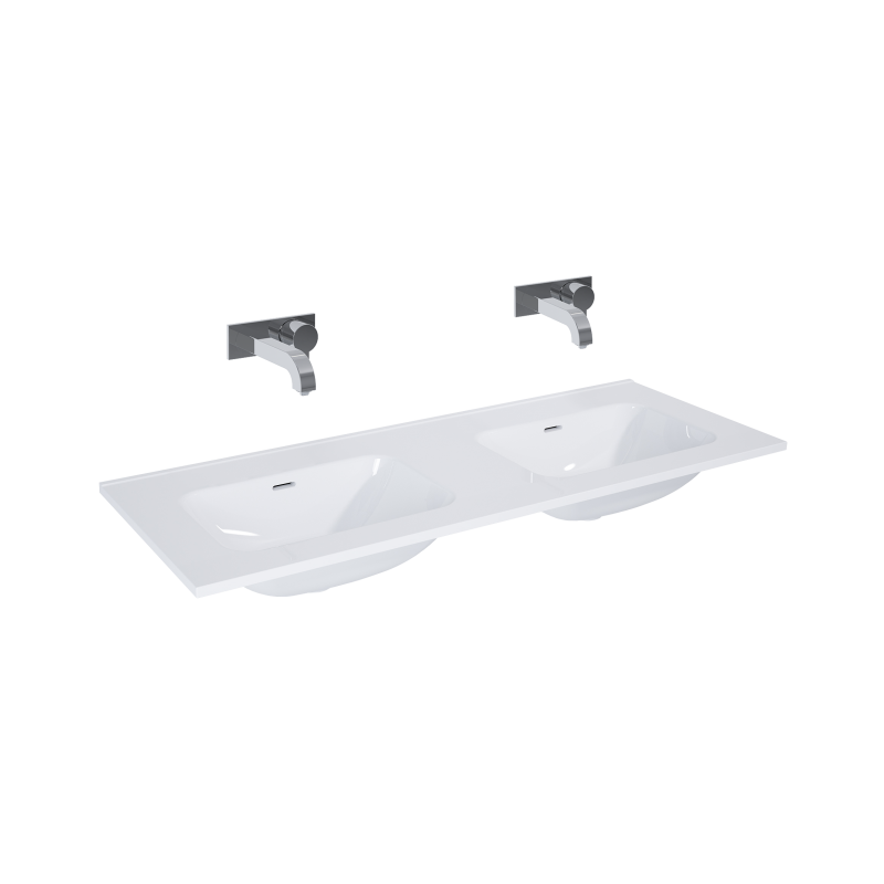 UMYWALKA SKAPPA 120 DUO BEZ OTWORU, CERAMICZNA WHITE HG ELITA 146034 / RE041200068060