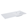 UMYWALKA SKAPPA 100 BEZ OTWORU PRAWA (40+60), CERAMICZNA WHITE HG ELITA 146035 / RE041002068060