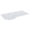 UMYWALKA SKAPPA 100 BEZ OTWORU LEWA (60+40), CERAMICZNA WHITE HG ELITA 146036 / RE041001068060