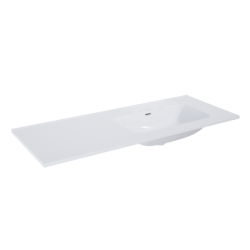 UMYWALKA SKAPPA 120 BEZ OTWORU PRAWA (40+80), CERAMICZNA WHITE HG ELITA 146037 / RE041202168060