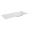 UMYWALKA SKAPPA 120 BEZ OTWORU PRAWA (40+80), CERAMICZNA WHITE HG ELITA 146037 / RE041202168060