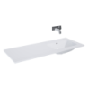 UMYWALKA SKAPPA 120 BEZ OTWORU PRAWA (60+60), CERAMICZNA WHITE HG ELITA 146039 / RE041202068060