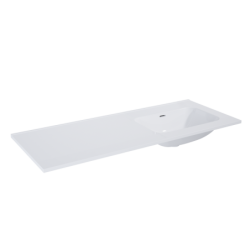 UMYWALKA SKAPPA 120 BEZ OTWORU PRAWA (60+60), CERAMICZNA WHITE HG ELITA 146039 / RE041202068060
